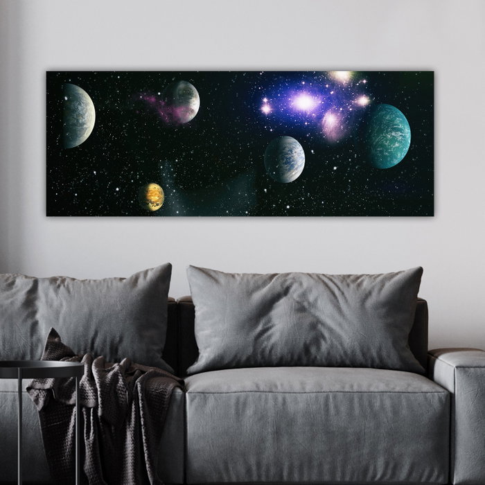 Wallity Lienzo Decorativo Multicolor 30 x 80 cm Wallity Lienzo Decorativo Multicolor 30 x 80 cm
